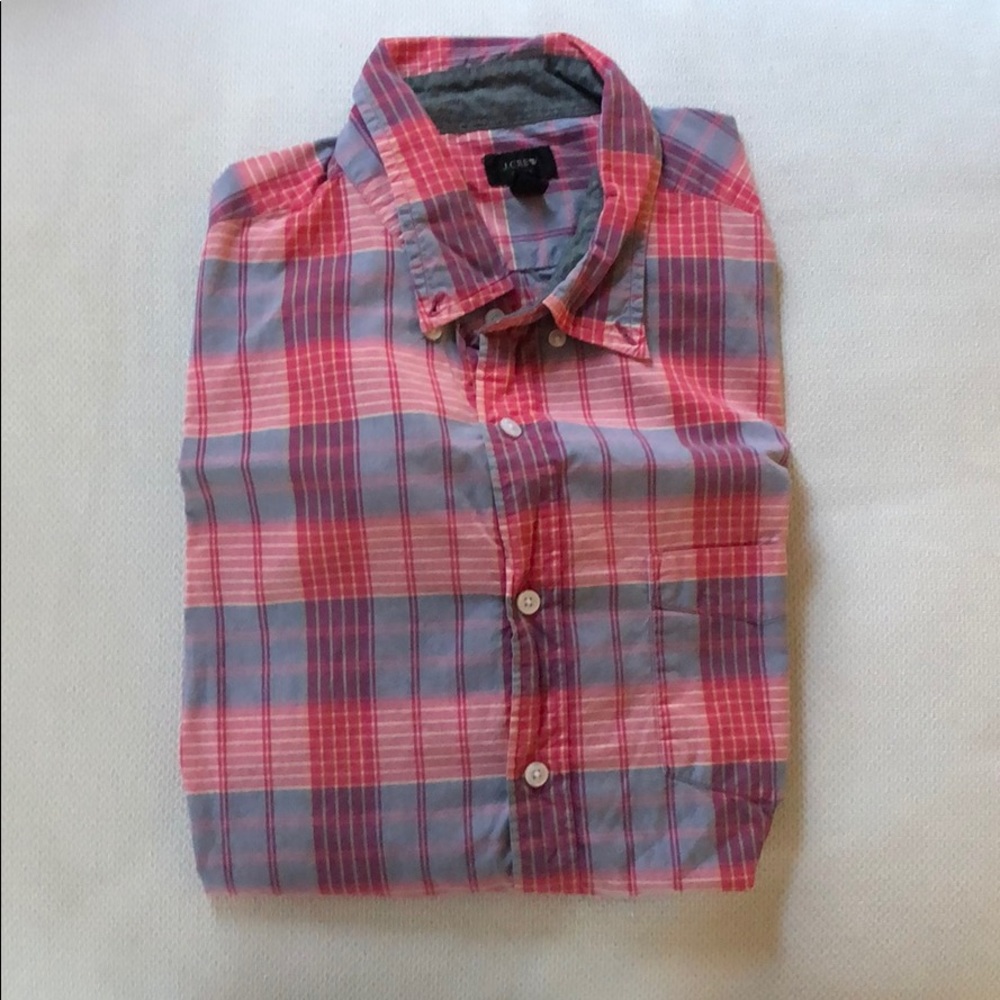 J. Crew tartan button down